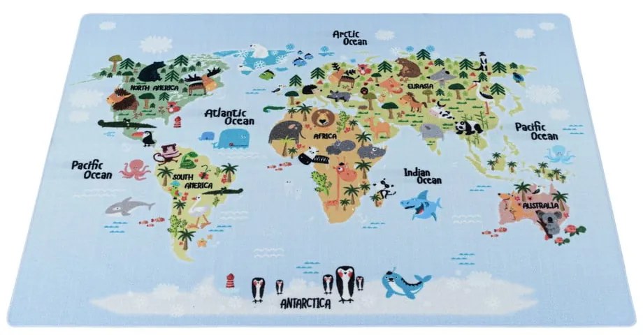 Covor pentru copii albastru deschis 80x120 cm Play – Ayyildiz Carpets