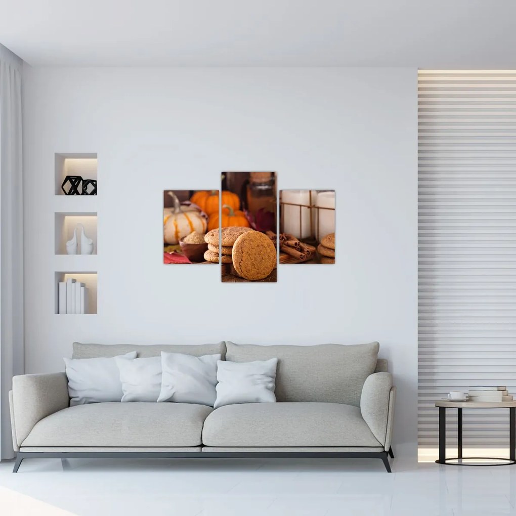 Tablou - Biscuiți de toamnă (90x60 cm)