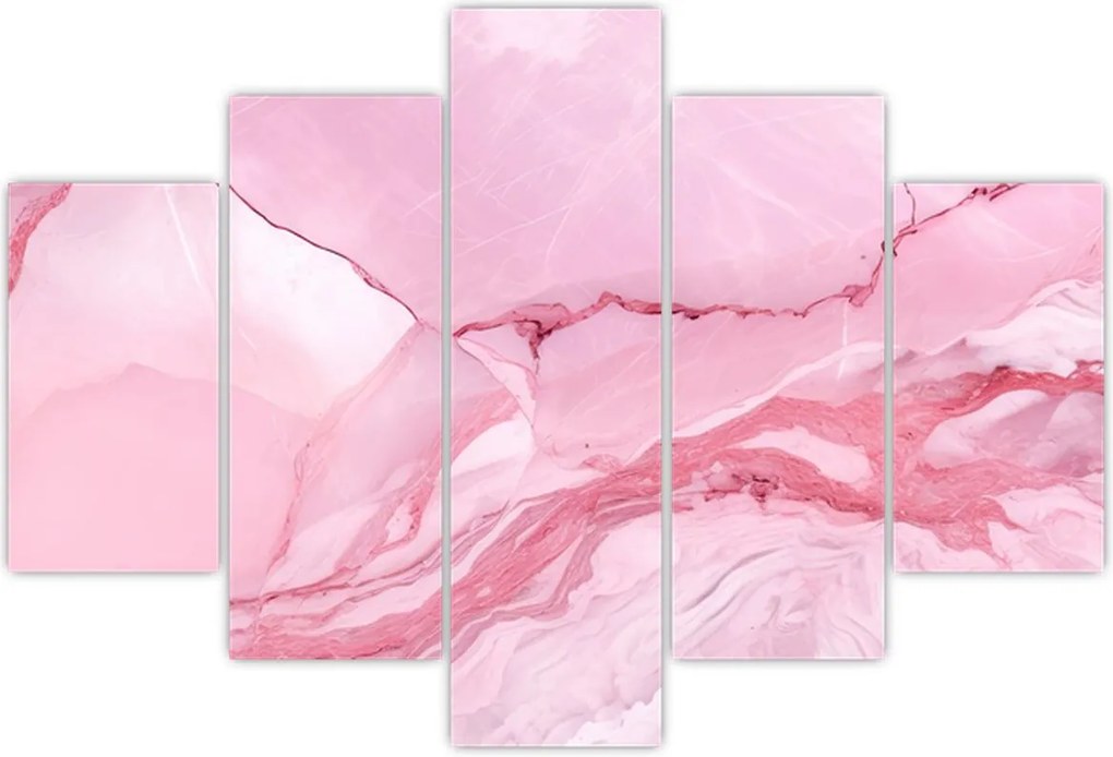 Tablou - Marmură roz (150x105 cm)