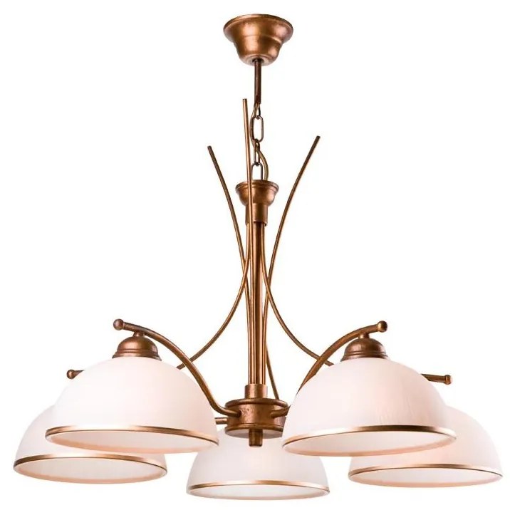 Lustră pe lanț PATRYCJA 5xE27/60W/230V