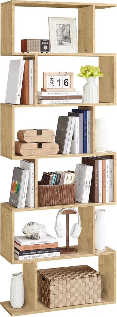 OFERTA Biblioteca TAYLOR ARTISAN 6 rafturi, 70x190 cm II. calitate