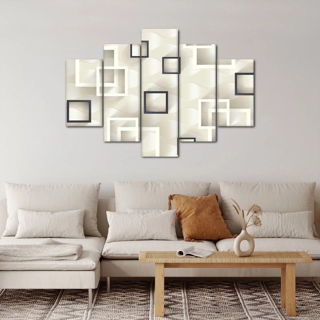 Tablou geometric abstract (150x105 cm)