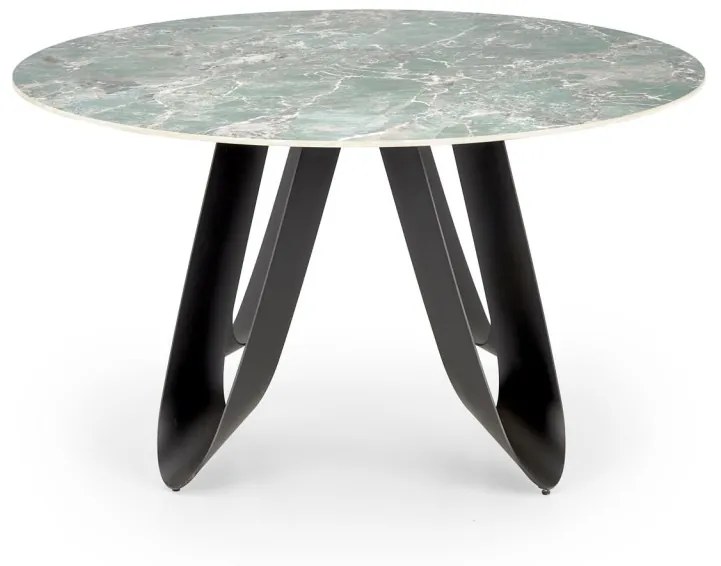 Masa rotunda Giovani marmura verde/negru ø135/h76 cm