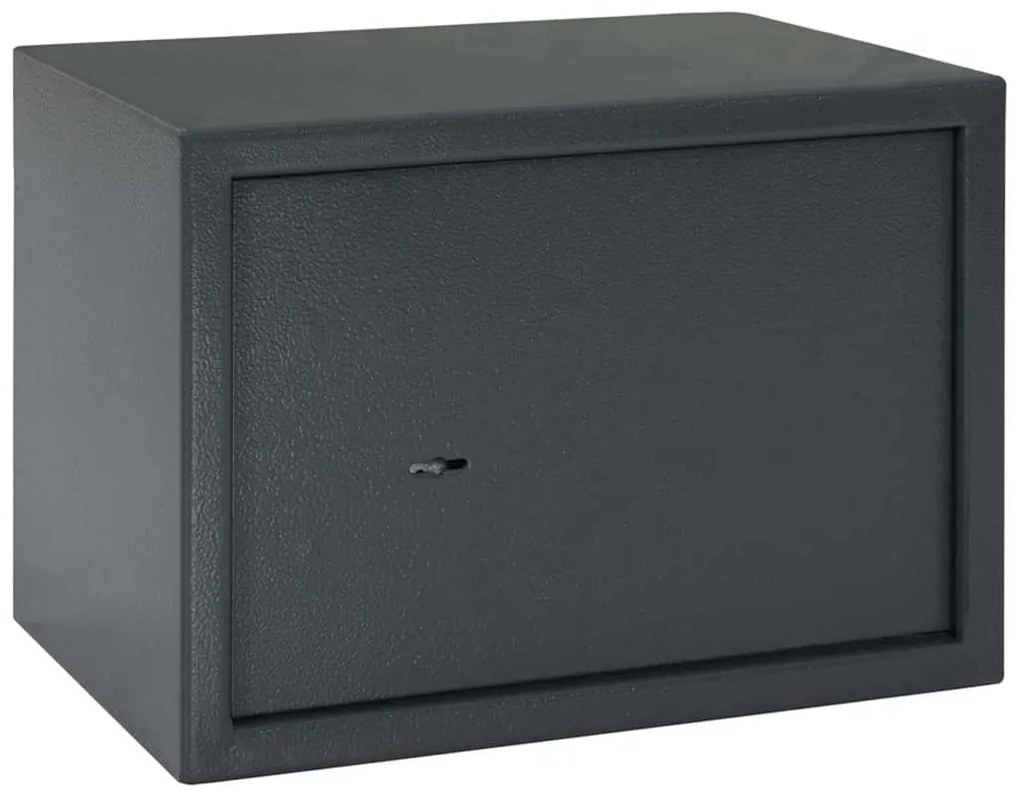 vidaXL Seif cu blocare Gri 25 x 35 x 25 cm Oțel