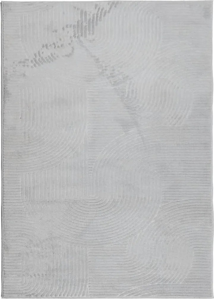 vidaXL Covor IZA aspect scandinav, cu fire scurte, gri, 200x280 cm