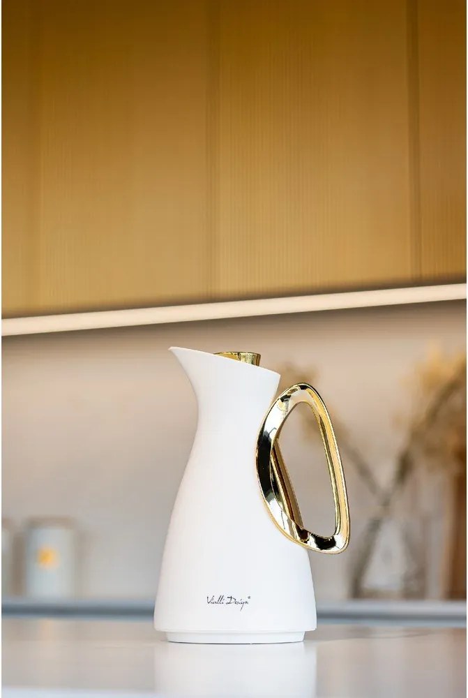 Termos alb/auriu 1 l Alessia – Vialli Design