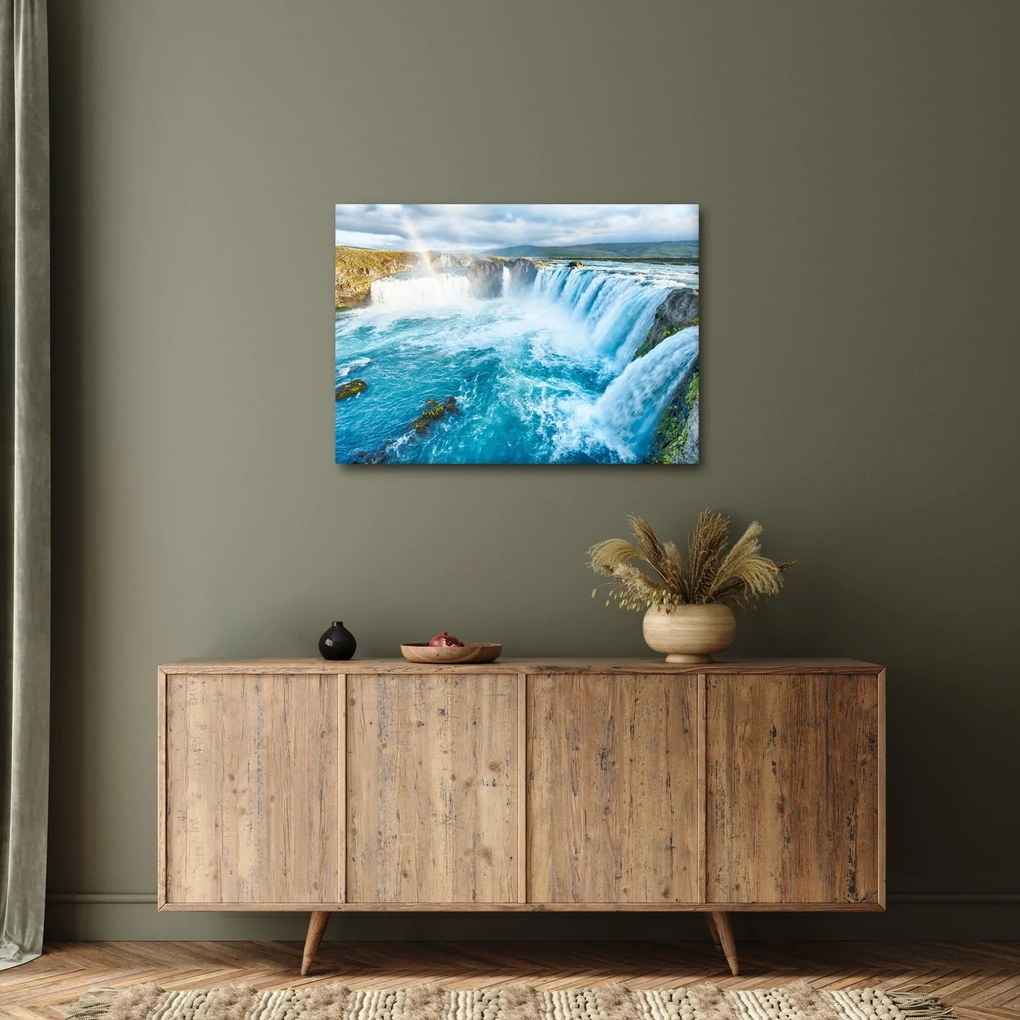 Tablou - Cascada Godafoss (70x50 cm)