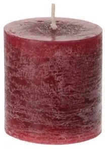 Lumanare Rustiq rosie 5 cm - modele diverse