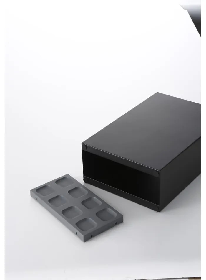 Suport pentru umbrele metalic Yamazaki Smart, negru