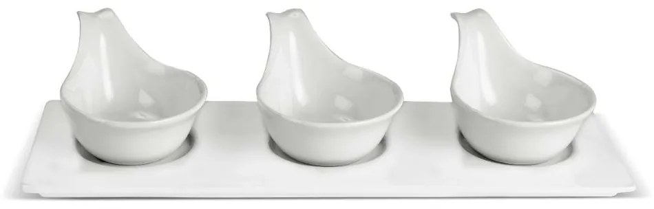 Lamart LT9218 Set de 4 farfurii de servire Dine,34 x 12 cm