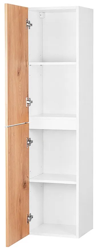 Dulap suspendat Vario Trim 35 stejar alb