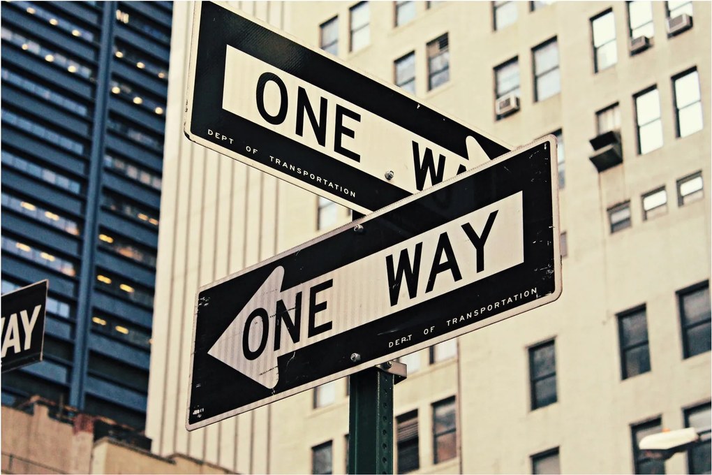 Tablou - New York ONE WAY (90x60 cm)