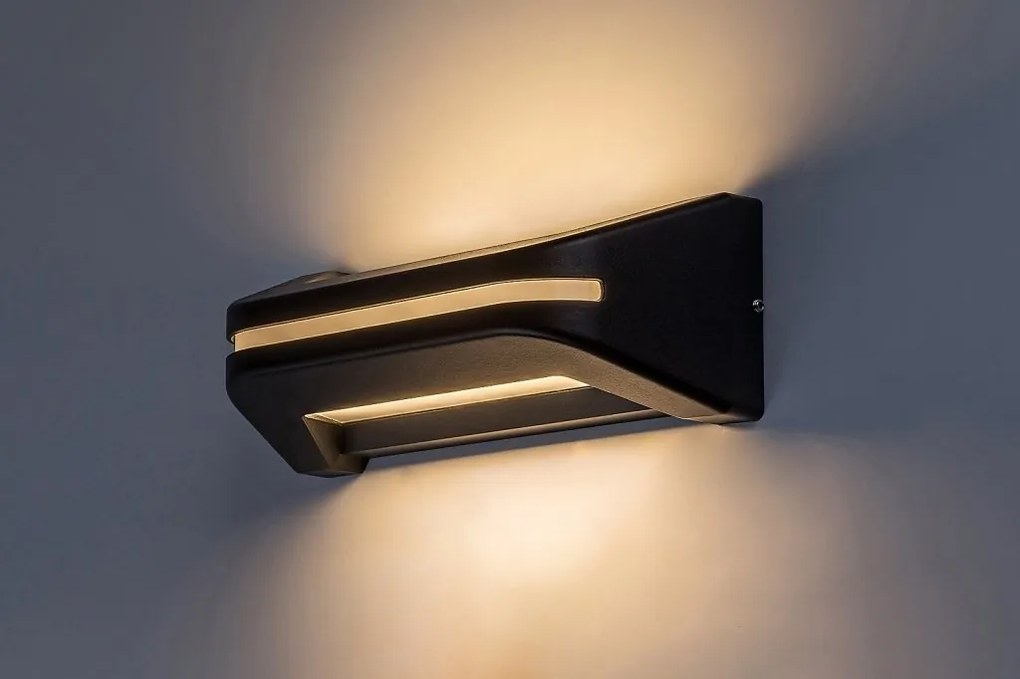 Aplica LED iluminat exterior ambiental, Protectie IP54, Kobarid