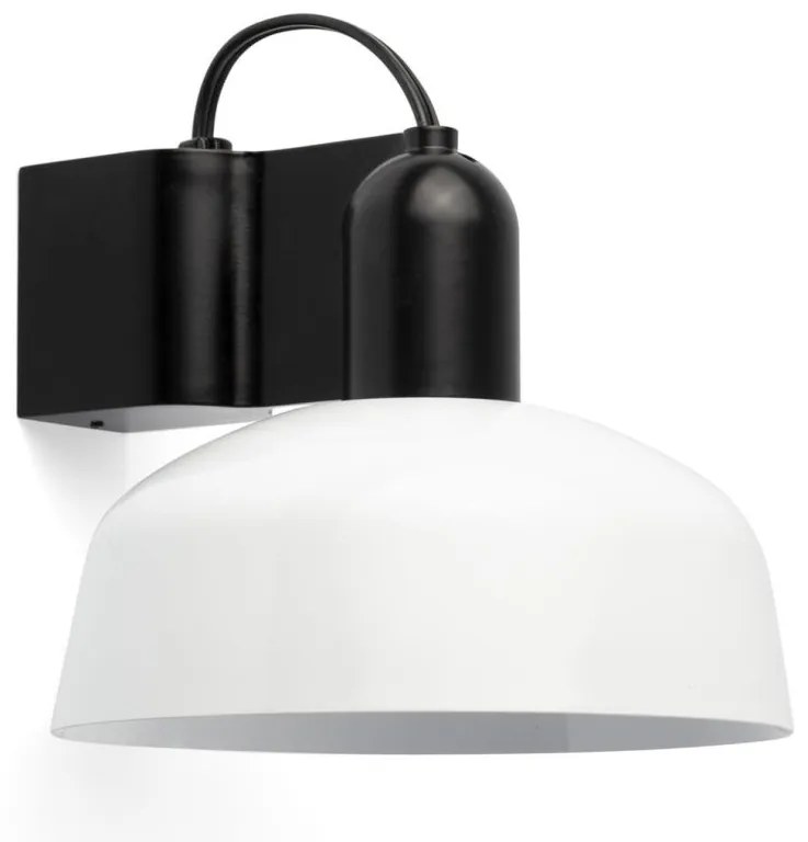 Aplica de perete metal TATAWIN negru, alb