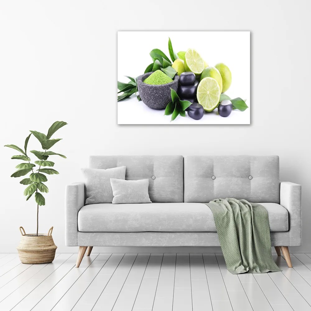 Tablou canvas Limes și pietre