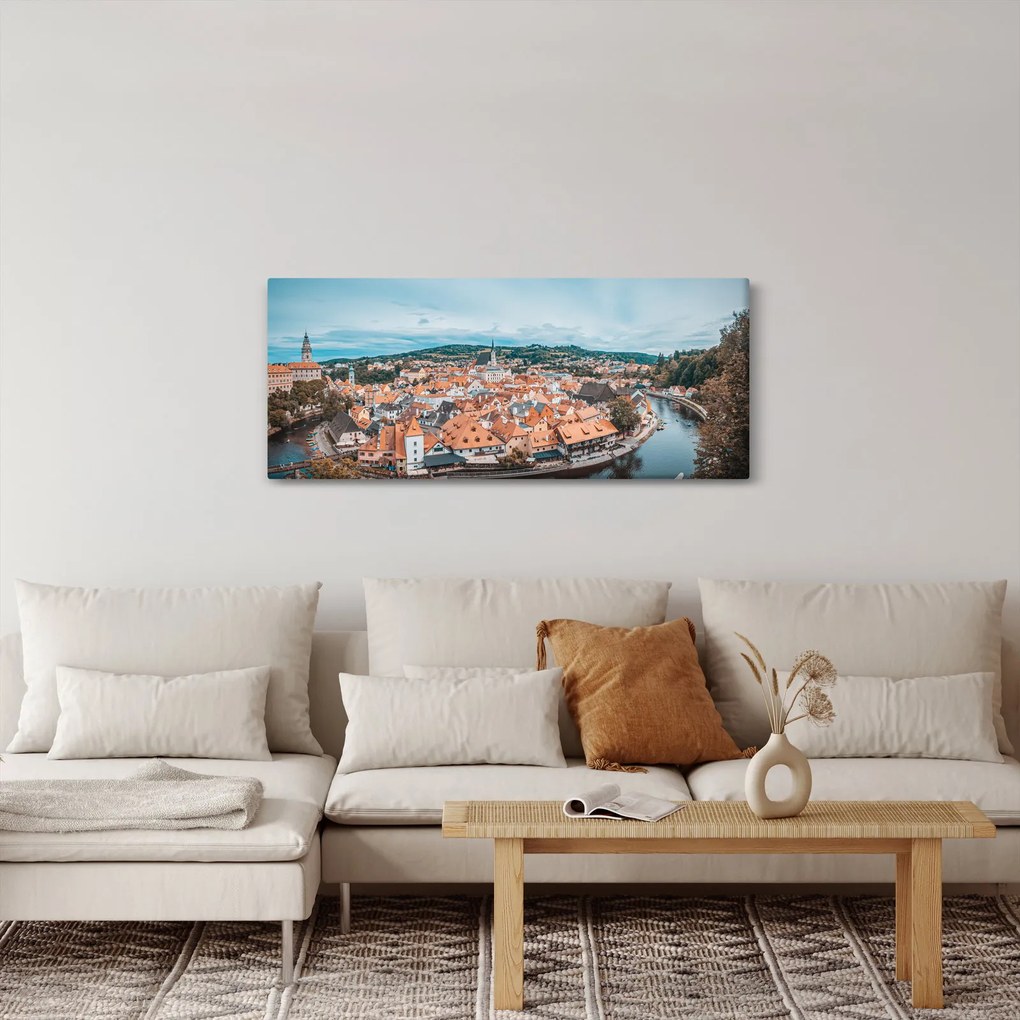 Tablou - Krumlov din Cehia (120x50 cm)