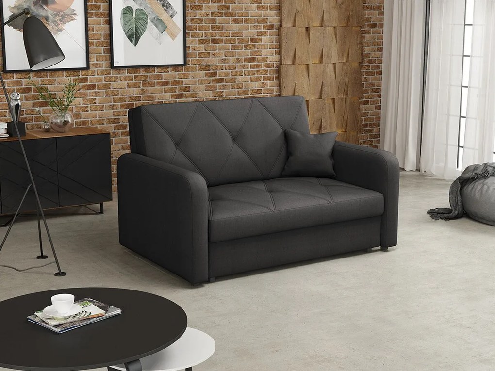 Canapea extensibilă Columbus 168 Cutie de pat, 85x133x100cm, 57 kg, Picioare: Metal, Lemn: Pin