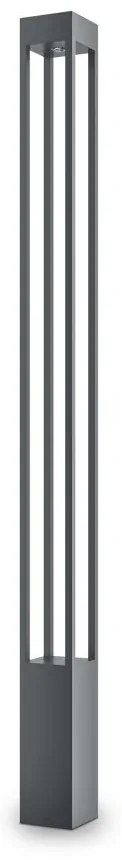 Stalp LED mediu pentru iluminat exterior IP65 Elbe grafit H-150cm