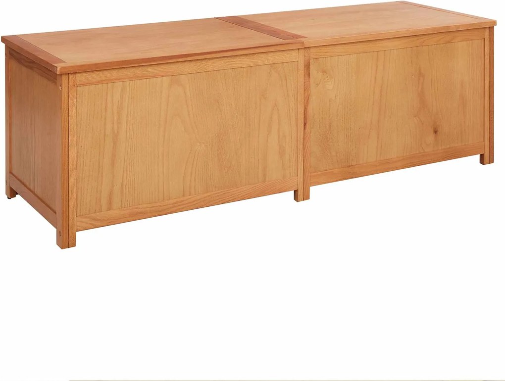 vidaXL Cutie de depozitare natural Lemn prelucrat