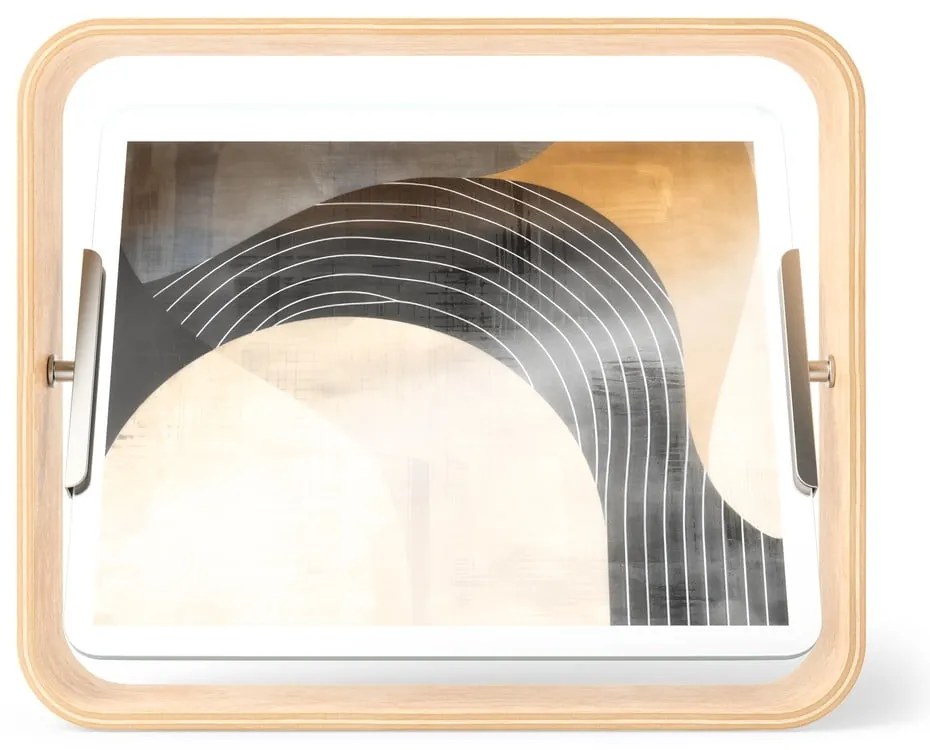 Ramă foto în culoare naturală cu picior de susținere din lemn 26x31,5 cm Bellwood – Umbra