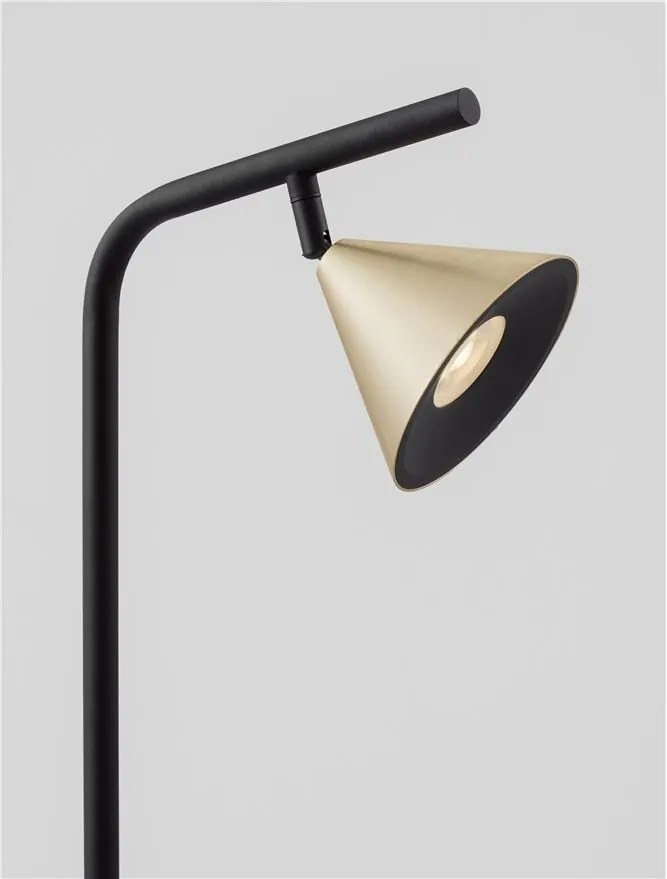 Lampadar design decorativ CONICO auriu, NVL-9011436