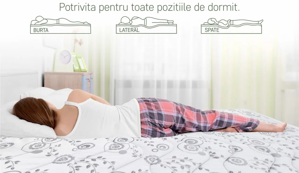 Saltea ortopedica, Green Future Eco Bonnell, 140x200 cm