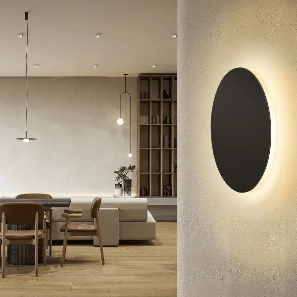 Aplică LED/6,5W/230V 3000K 18 cm negru Aigostar