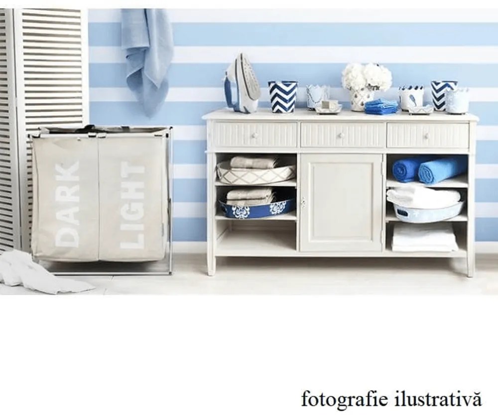 Cos de rufe din panza, gri-bej, LAUNDRY NEW TYP 3