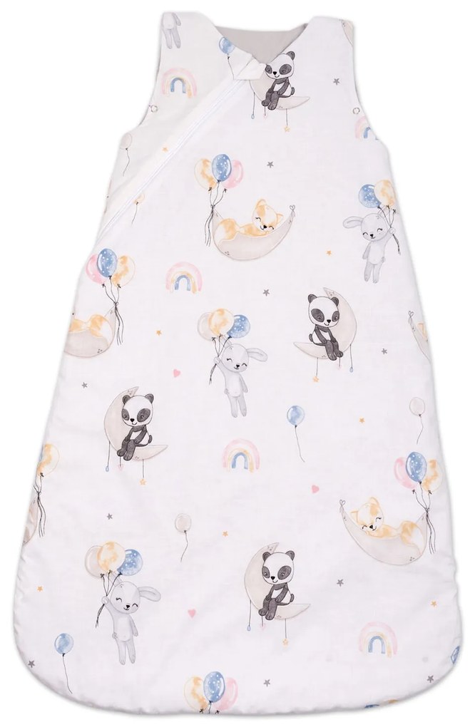 Sac de dormit copii din bumbac reglabil 0-24 luni Kidizi Sweet Dreams, 0.5 tog