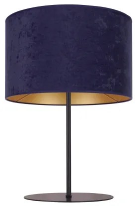 Lampă de masă Duolla ROLLER 1xE14/15W/230V d. 20 cm albastru/auriu