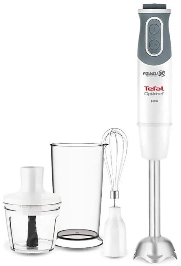Mixer vertical Tefal OPTICHEF 800W/230V alb