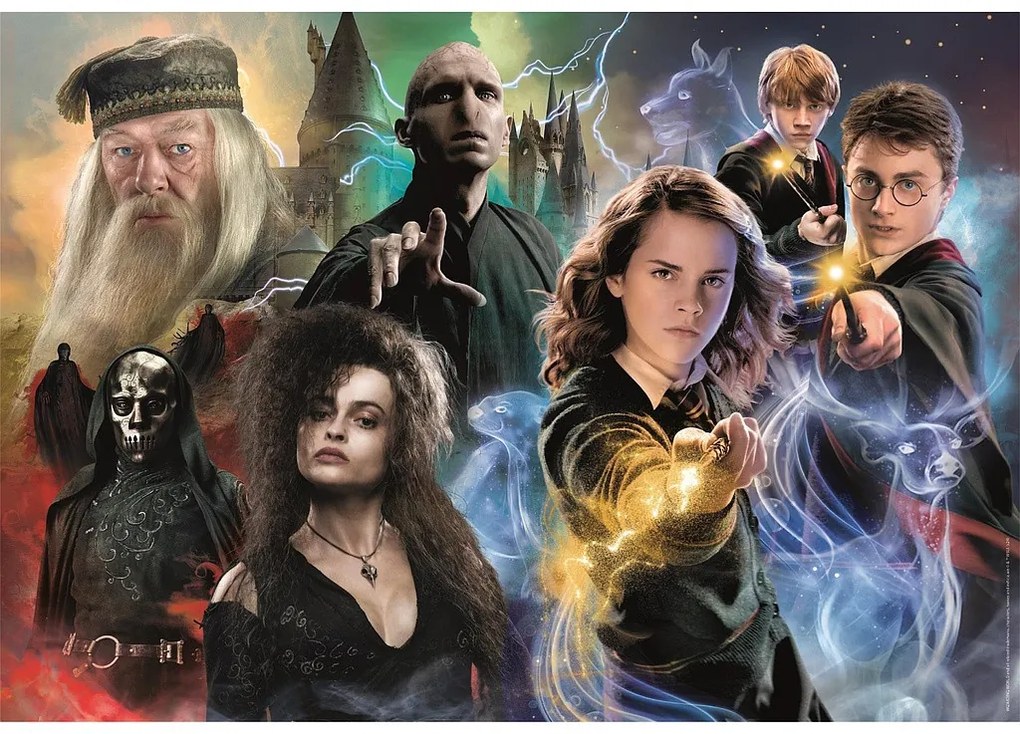 Harry Potter Dark vs. Light Magic Puzzle Clementoni 104 de piese