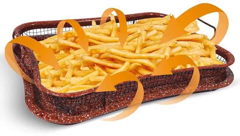 Tavă cu coş SUPER CRISPER, 33 x 25 cm