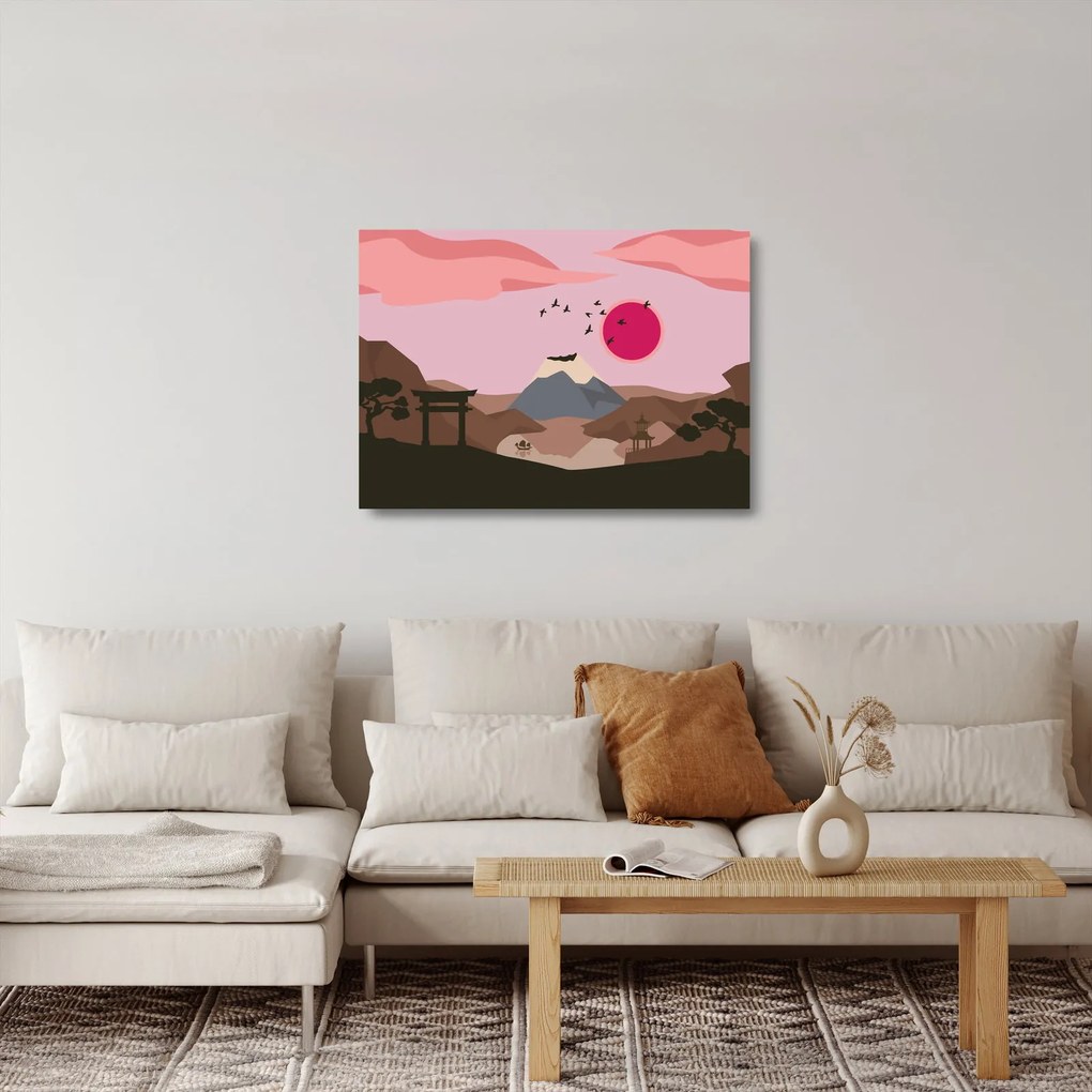 Tablou pe sticlă - Japonia N⁰2 (70x50 cm)