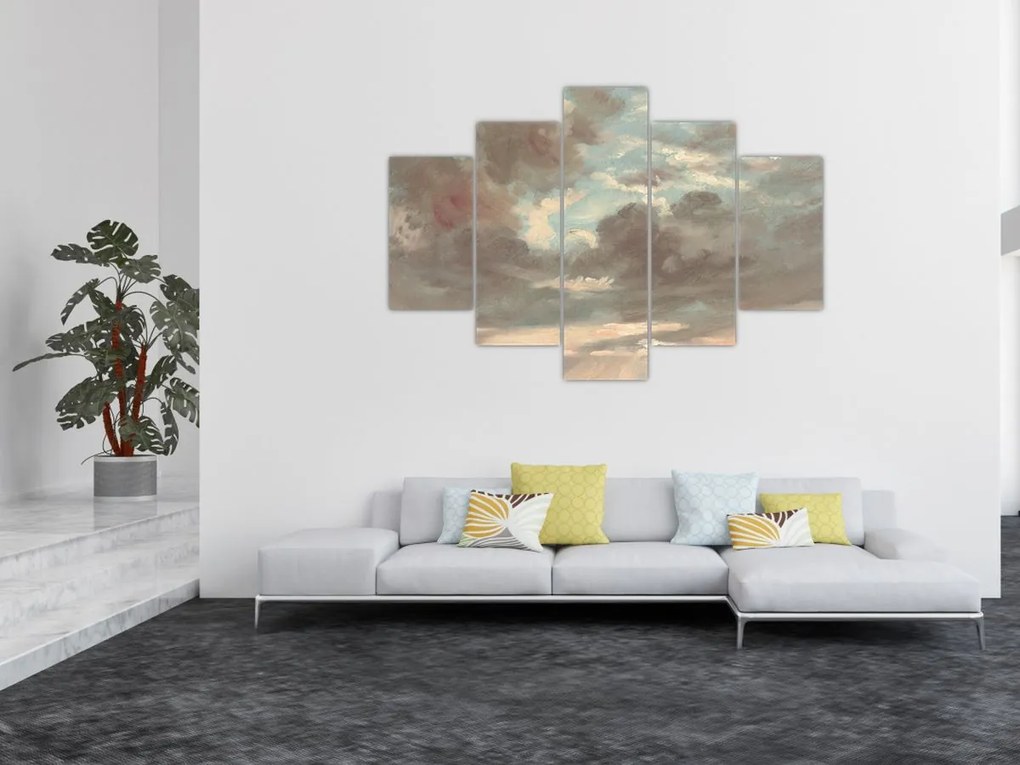 Tablou - John Constable, Cloud Study Stormy Sunset, reproducere (150x105 cm)