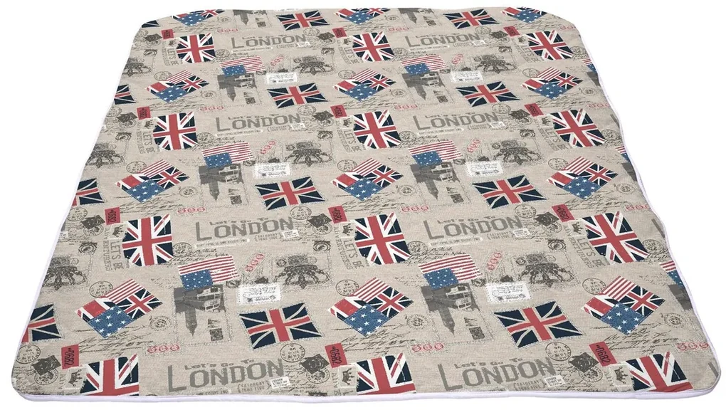Pilota de Vara London, Microfibra Matlasata, 200x220 cm, 150g/mp