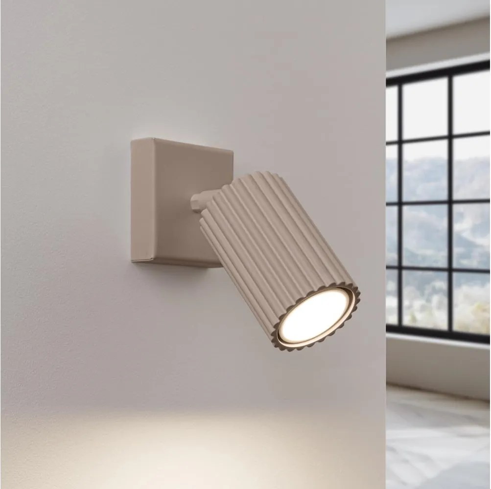 Brilagi - Aplică spot LED de perete CRESTO 1xGU10/10W/230V taupe