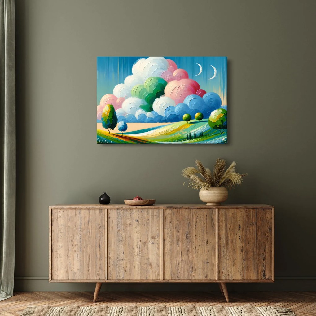 Tablou - Peisaj cu nor (90x60 cm)