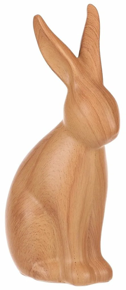 Decorație din poliresină Iepure, figurină medie, 8x 5 x 16 cm