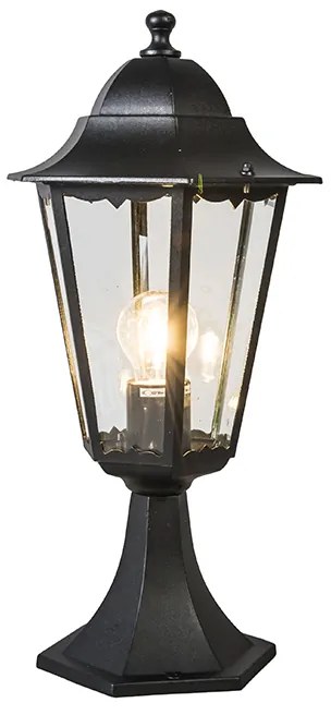Lanternă clasică de exterior cu bază neagră IP44 - New Orleans