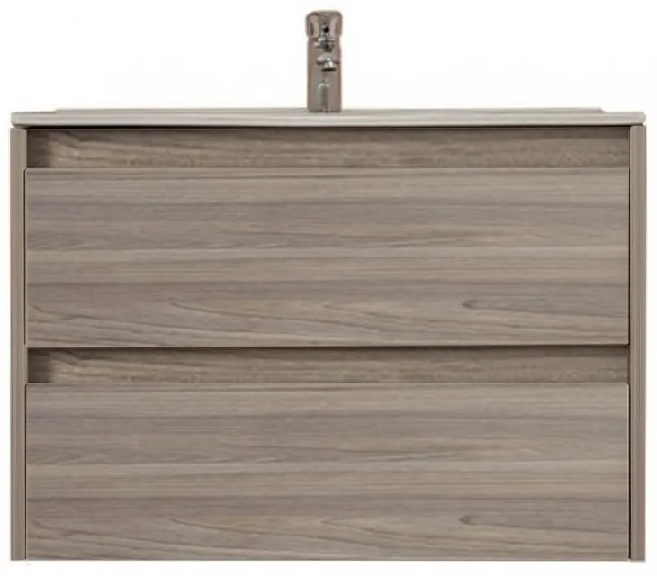 Mobilier de baie inferior Porto 80 cu lavoar în culoarea ulmului rauna