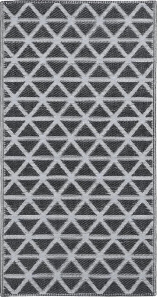 vidaXL Covor de exterior, ARAKIL negru, 190x290 cm, PP
