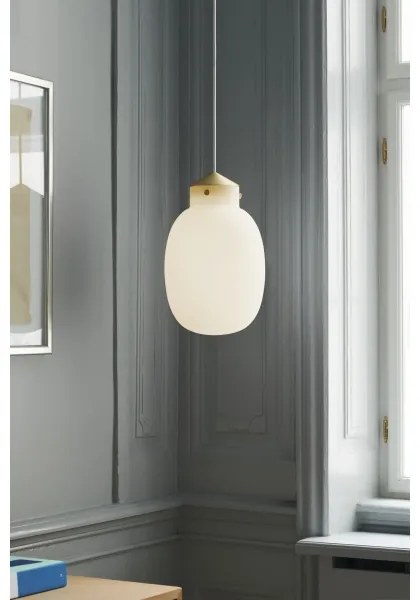 Lustră pe cablu Nordlux RAITO 1xE27/25W/230V alamă/alb