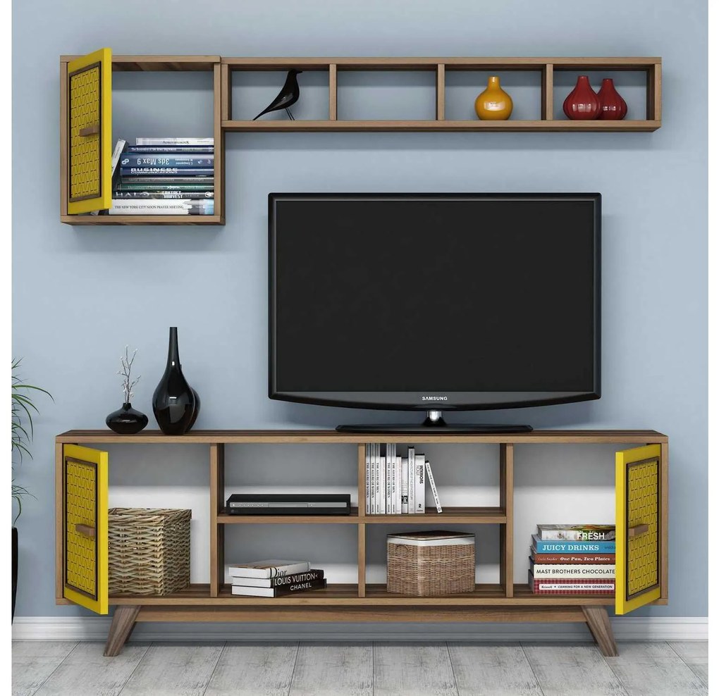 Mobilier living Aysha (Nuc + Galben). 1089200
