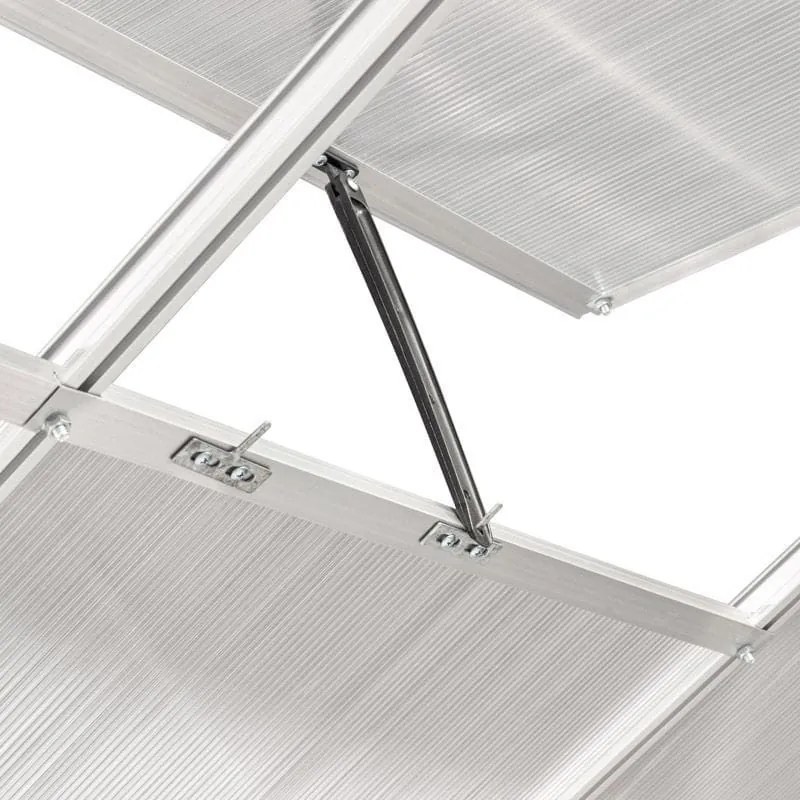 Seră din policarbonat 250 x 430 x 124/205 cm