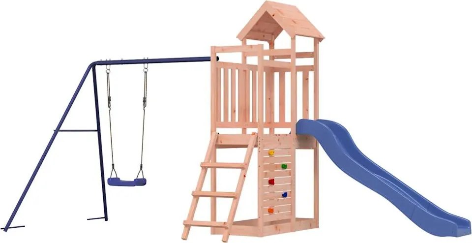 vidaXL Set de joacă pentru exterior, lemn masiv de douglas
