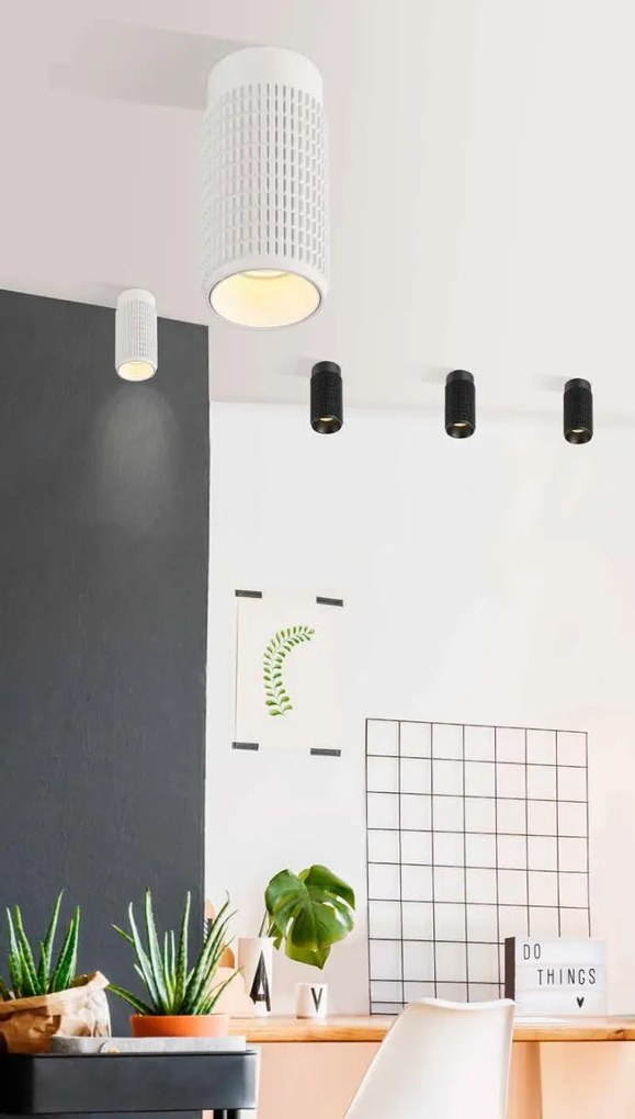 Spot aplicat tavan/plafon design modern Avica alb ZZ AZ3122