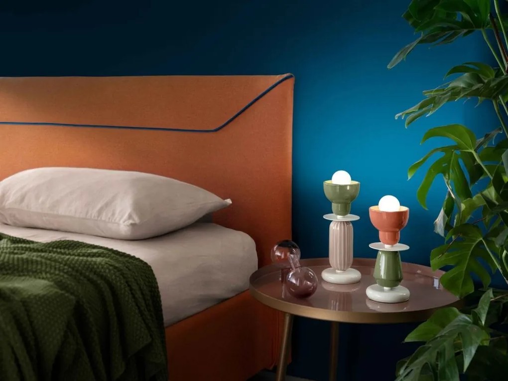 Veioza din ceramica design italian realizata manual BERIMBAU