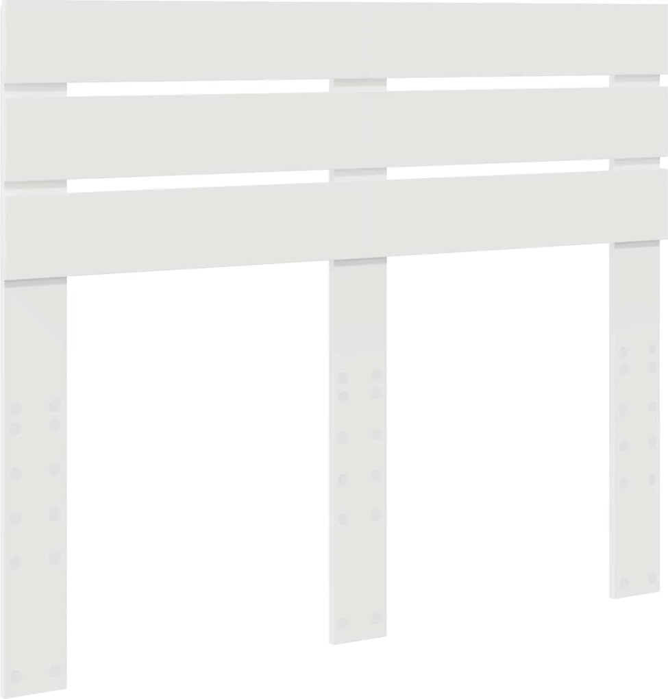 vidaXL Tăblie cap Alb 135 cm Lemn compozit