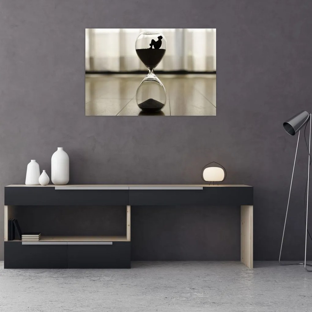Tablou cu clepsidra (90x60 cm)